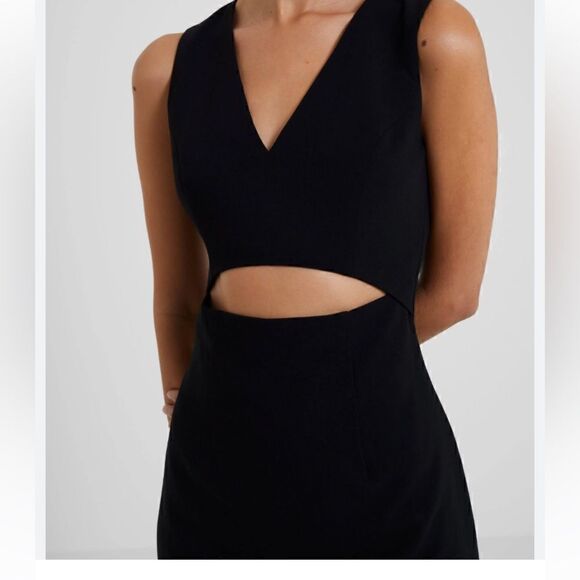 NEW French Connection Whisper Cut-Out Mini Dress- Size 10 - Picture 5 of 10